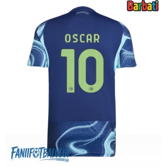 Ajax Oscar Gloukh #10 Tricou Fotbal Replică 2025-26 Barbati Deplasare
